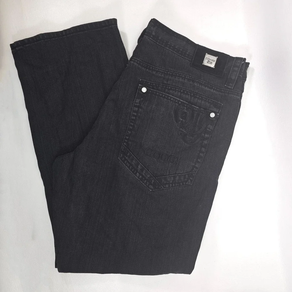 Vintage Coogi Jeans Men's 42x33 Baggy Embroidered Trim Y2K Skater 90s‎ 10